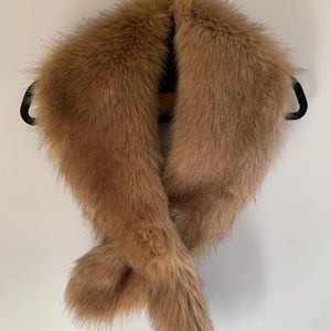 Faux Fur Wrap Brown - One Size